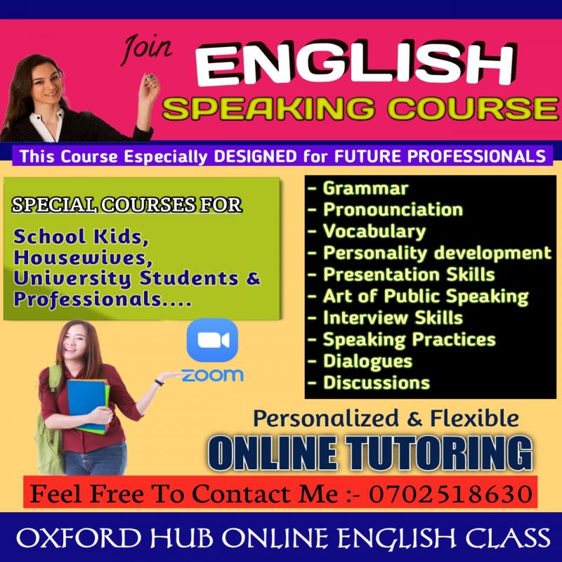 Spoken English 12 Sessions Course ( දින 12 ඉංග්‍රීසි කථන පුහුණුව )