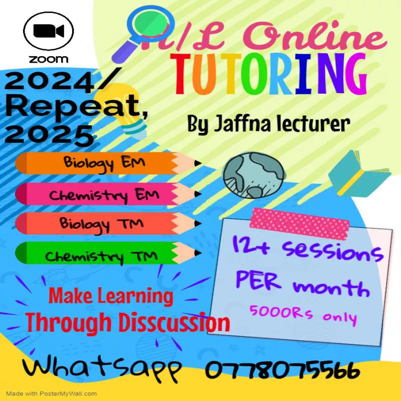 ZOOM Bio (pure) English Medium Group classes