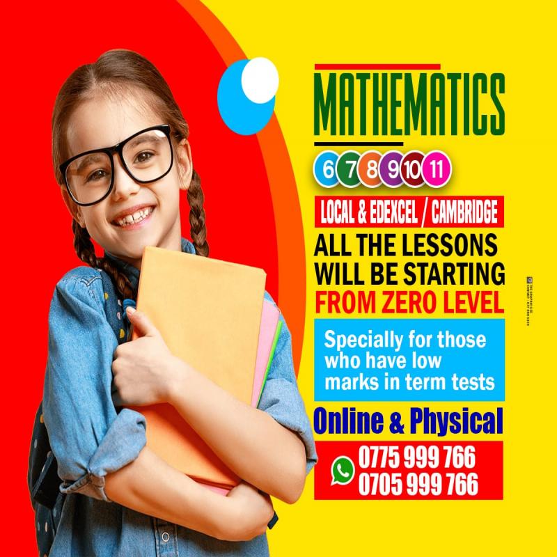 Mathematics  6-11 local / Cambridge/ edexel