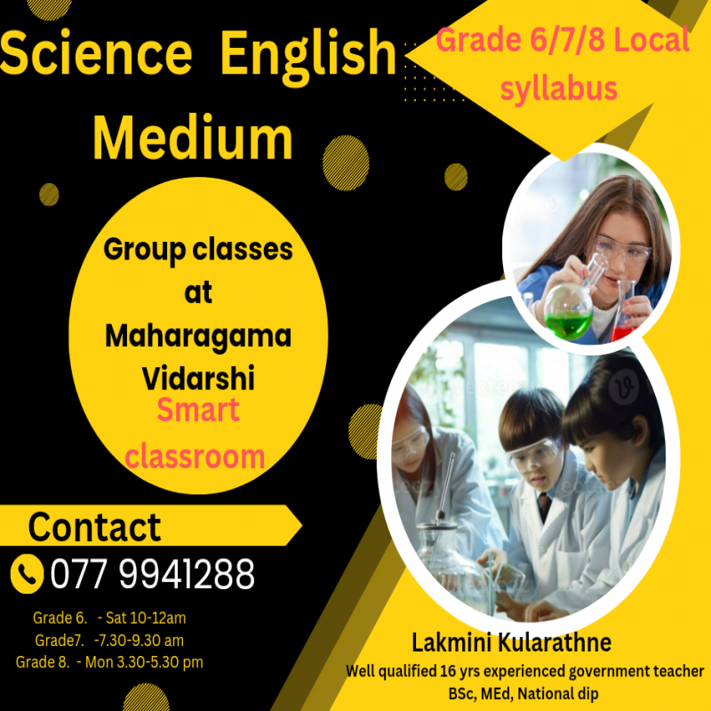 Science English medium Grade 6 Group/Individual