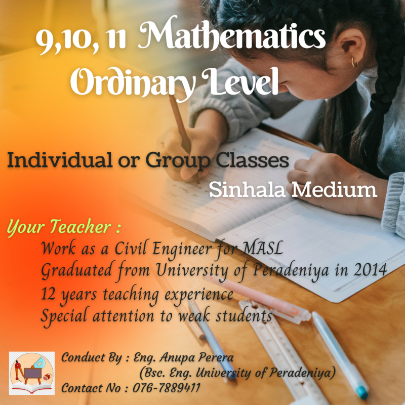 Grade 9, 10, 11 Mathematics
