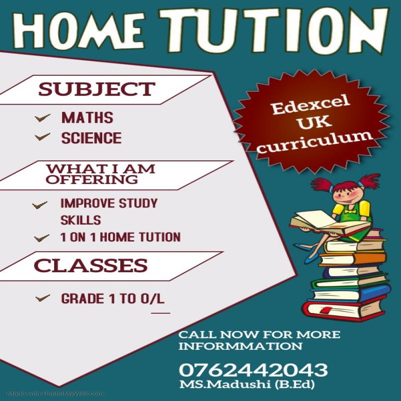 Science/Maths( Edexcel ,Cambridge, Local syllabus