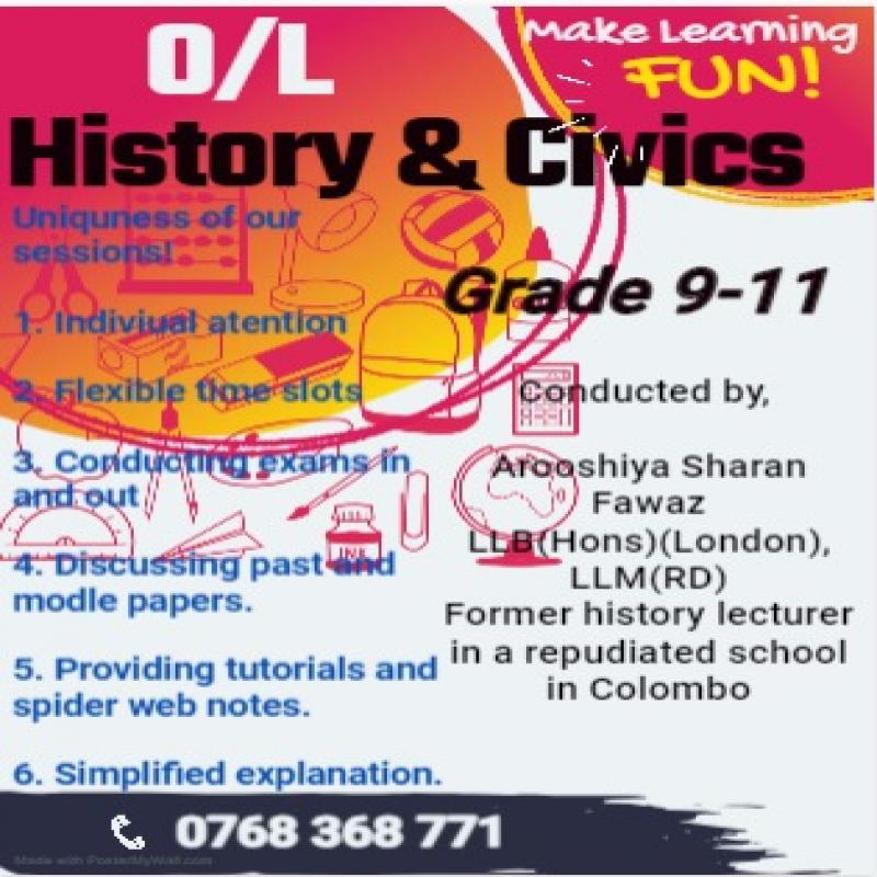 Conducting Session For History, Civics And Geography
