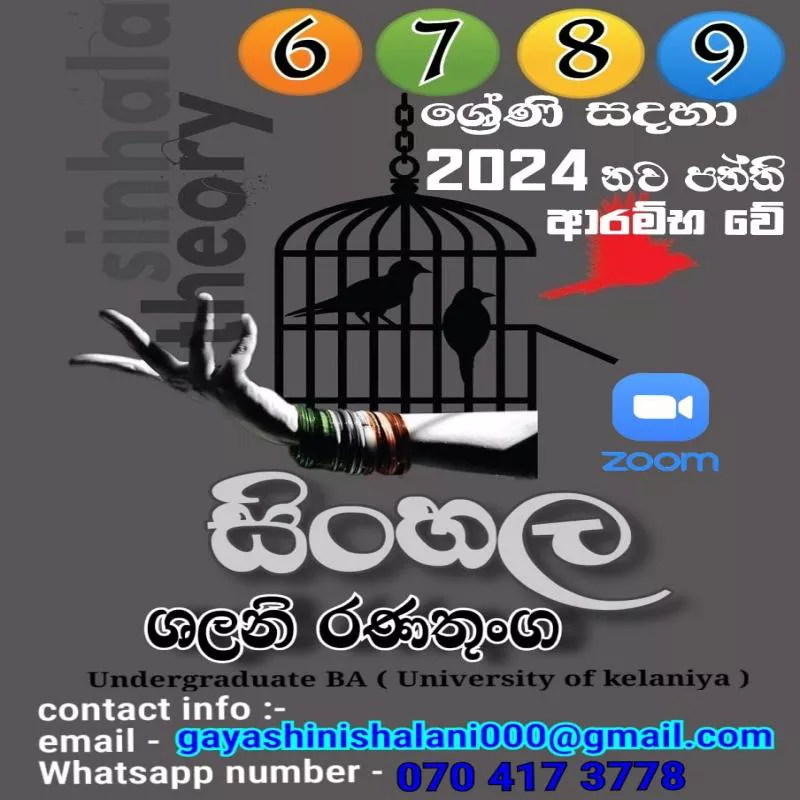 Sinhala & buddhism teacher
