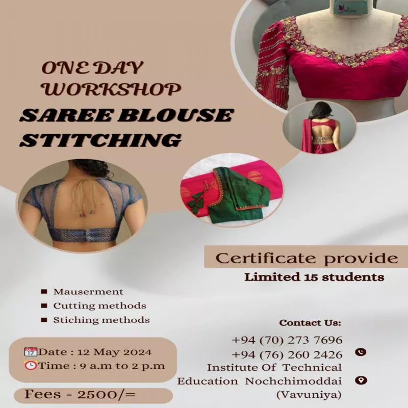 Saree Pleating One day WorkShop