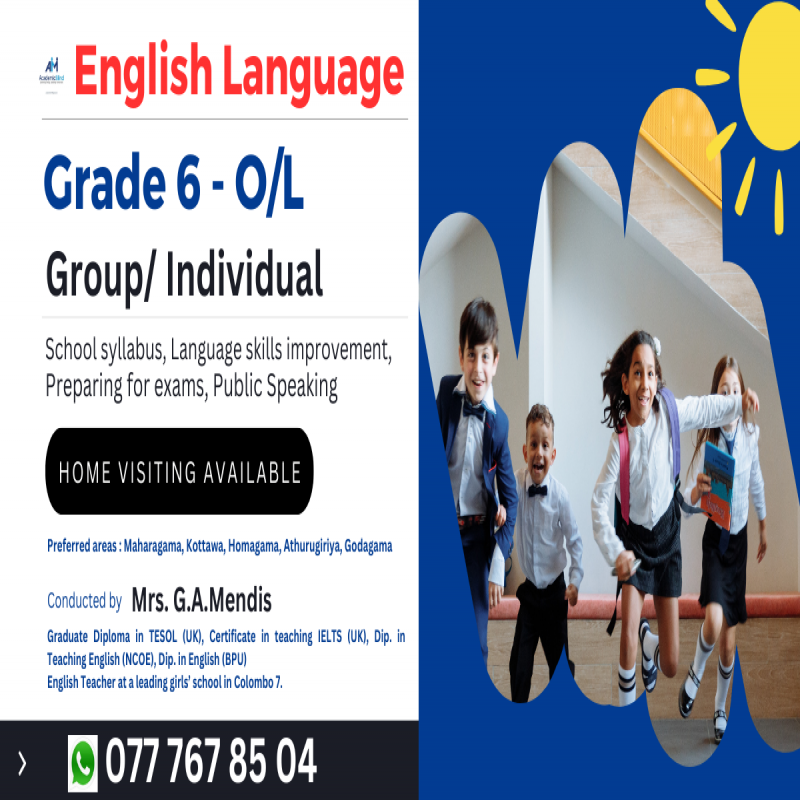 Grade 6  O/L English