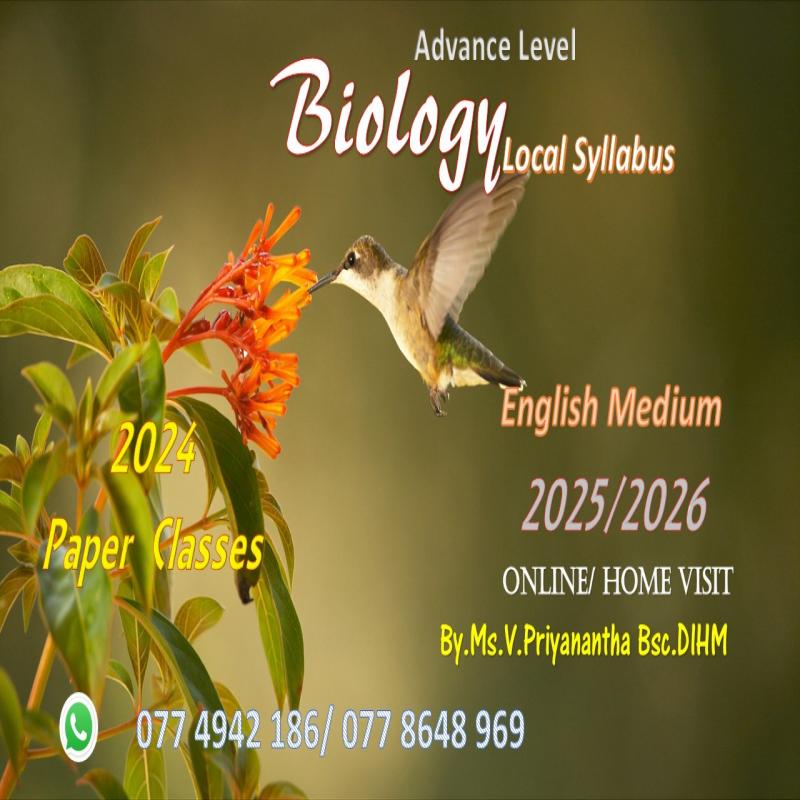 A/L Biology (English Medium)
