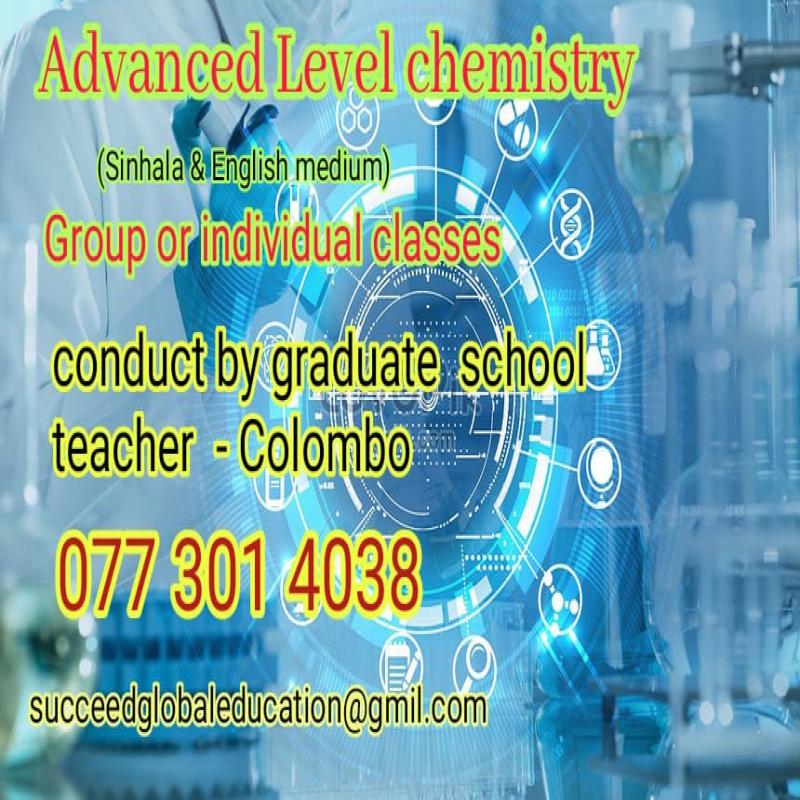 A/L chemistry classes - School teacher - Colombo