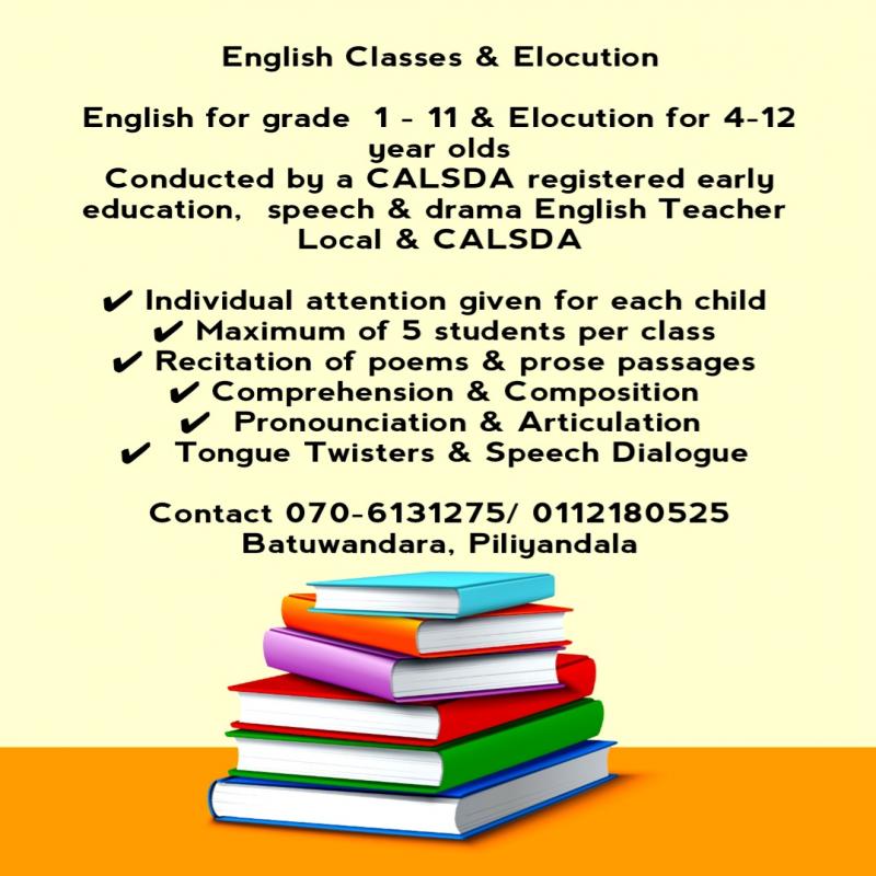English & Elocution