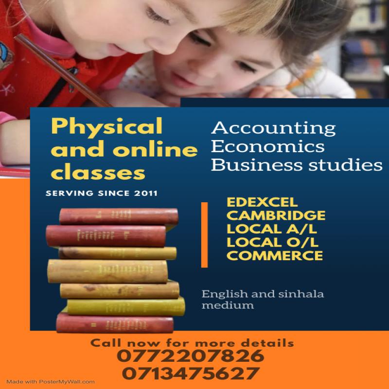 Accounting edexcel cambridge Local AL and OL commerce