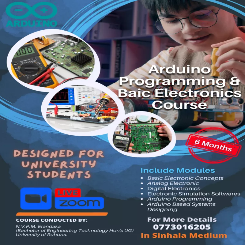 Basic Arduino and Electronic Course || For Pre Undergraduate Students