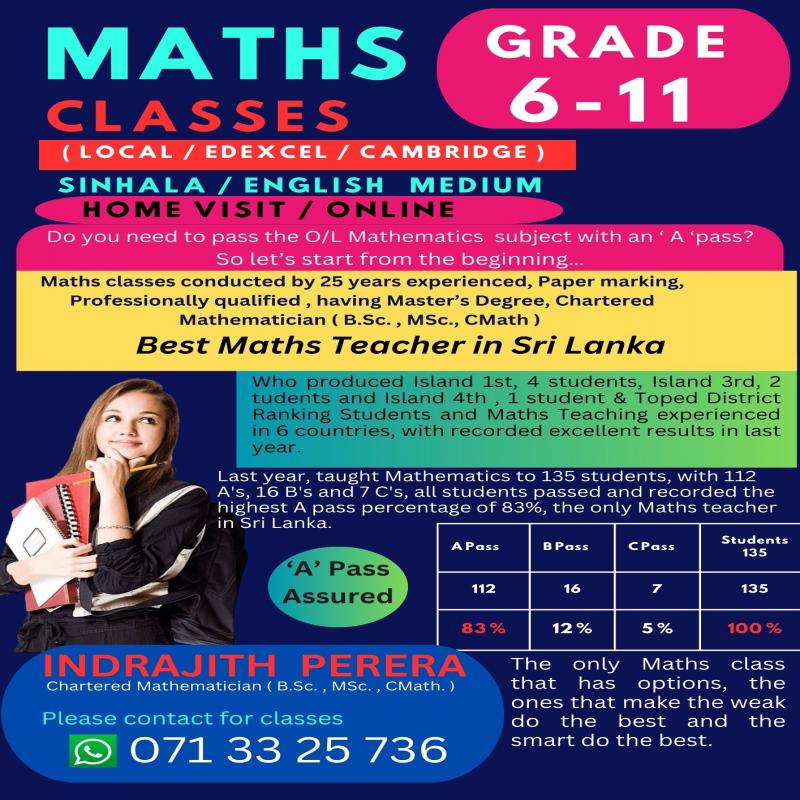 THS FOR GRADE 6 – 11 (SINHALA / ENGLISH ) MEDIUM