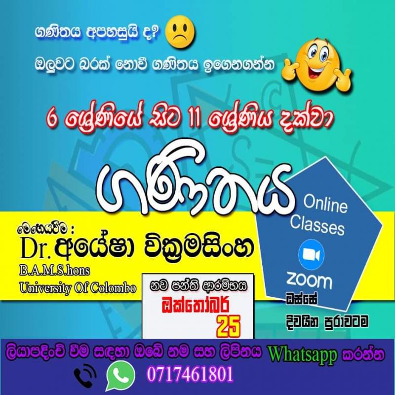 Mathematics classes