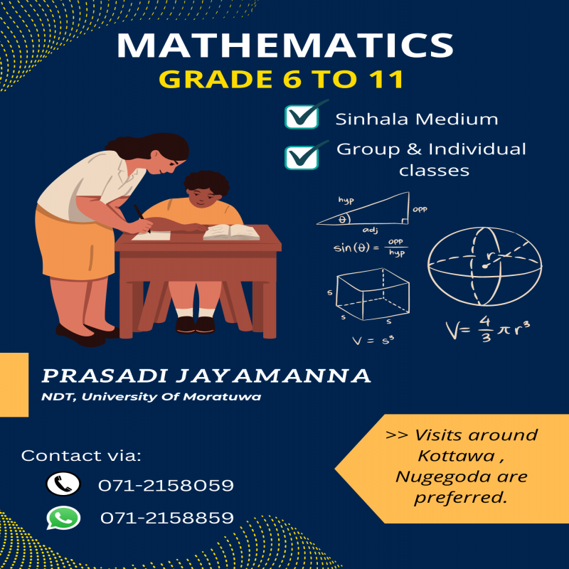 Mathematics ( Grade 6-11 )