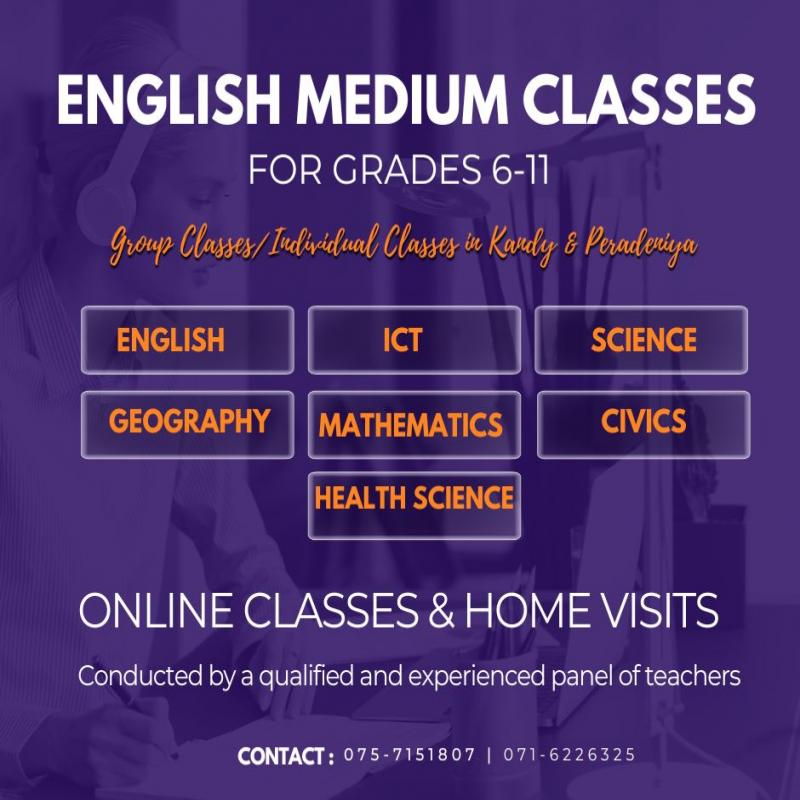 English medium classes