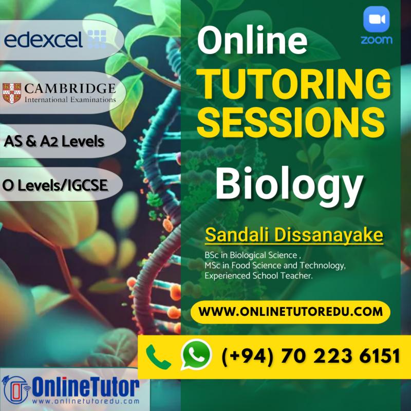 BIOLOGY - Edexcel & Cambridge  - O Level / IGCSE | AS & A Levels