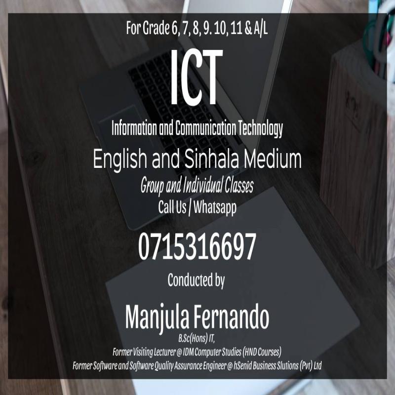 ICT Grade 6-9 (Local and International)