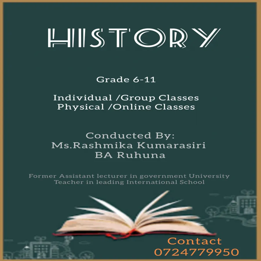 English Medium History Class