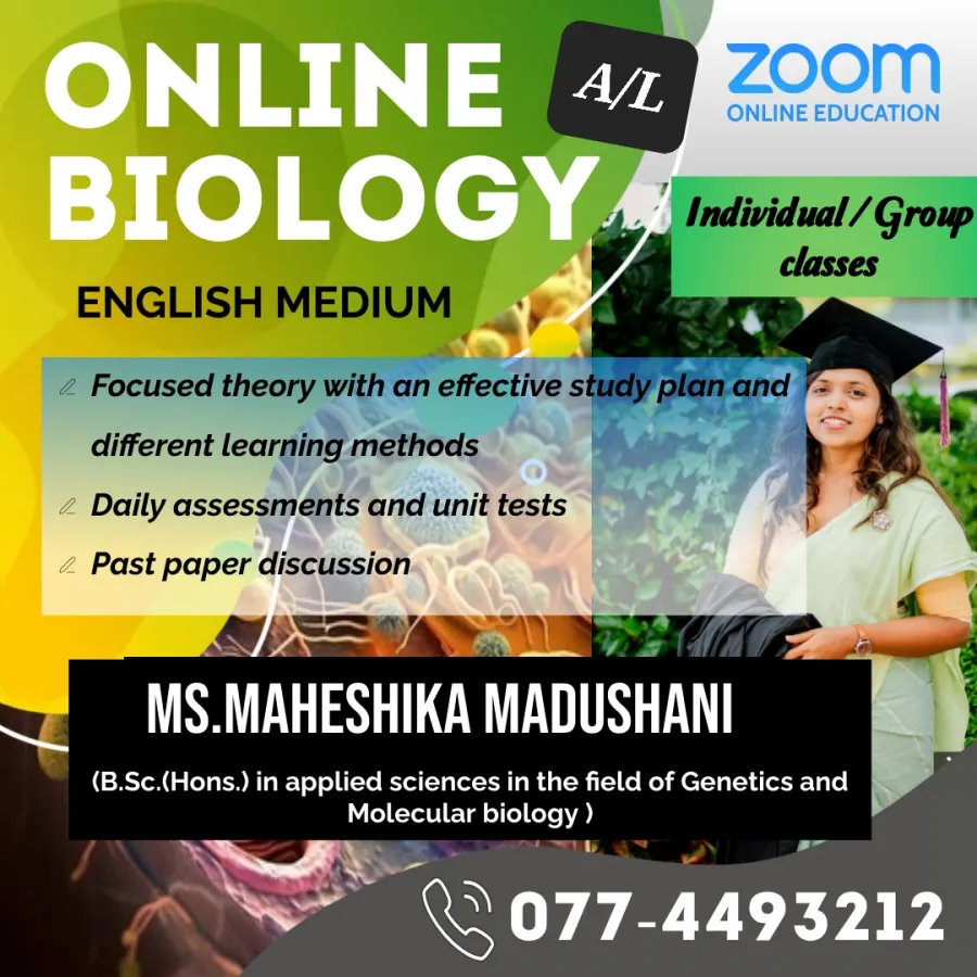 G.C.E. A/L BIOLOGY (English medium )