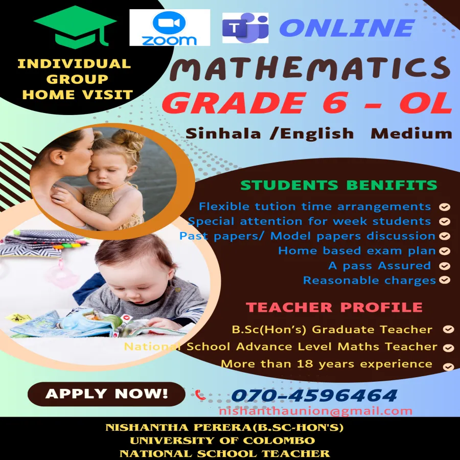 Online Mathematics - Grade 6 - OL