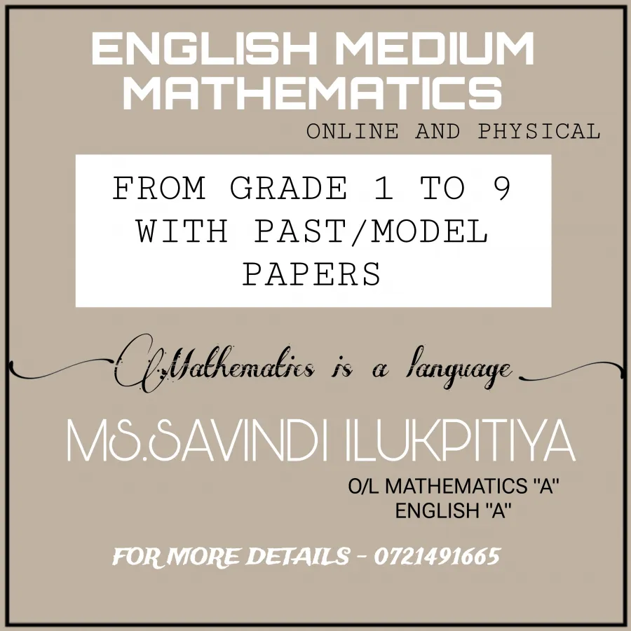 Maths teacher