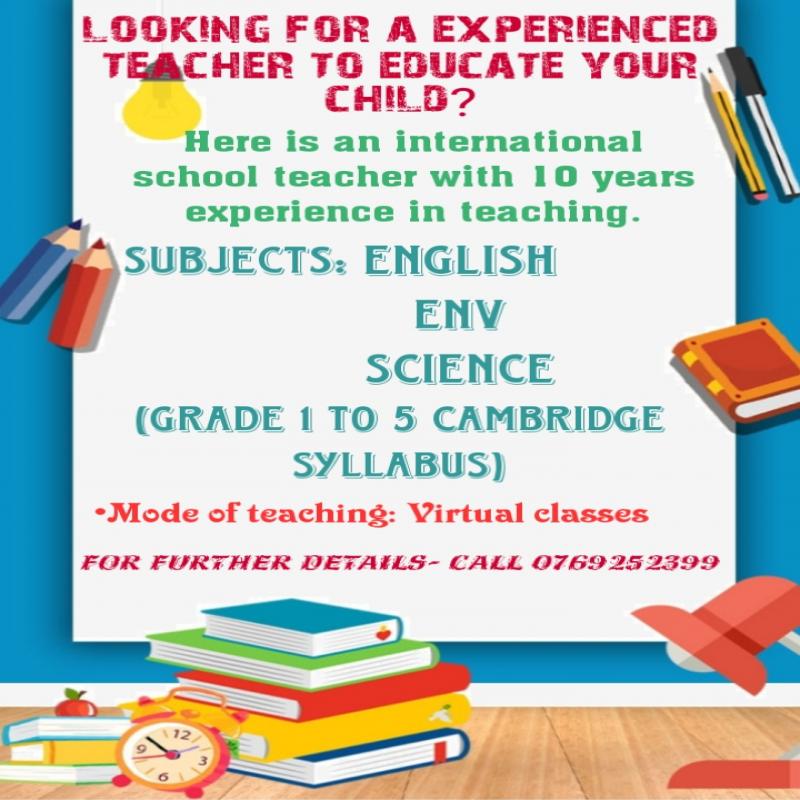 Cambridge primary classes