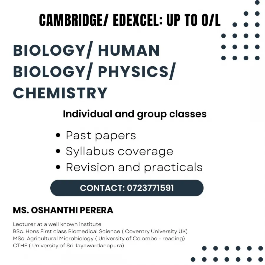 Edexcel / Cambridge Science, Biology, Chemistry