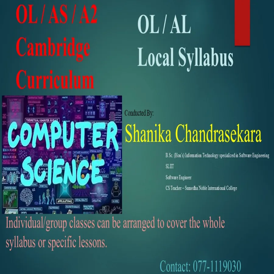 Computer Science - Cambridge / Local O/L & A/L