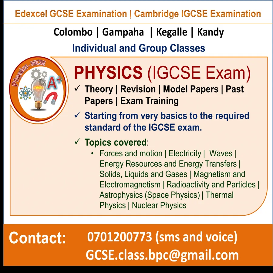 PHYSICS (IGCSE Exam)