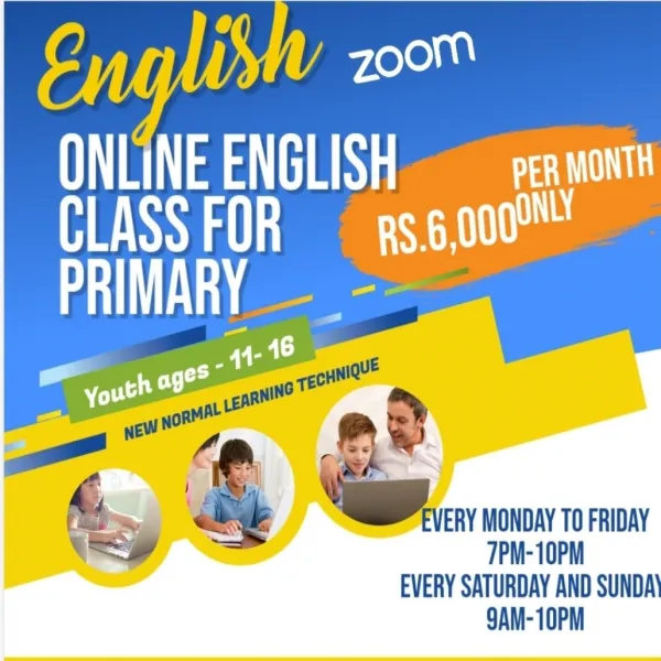 Online English spoken and syllabus classes for students