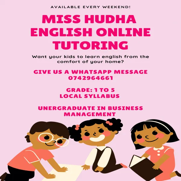 Online English class for Grade 1 to 5