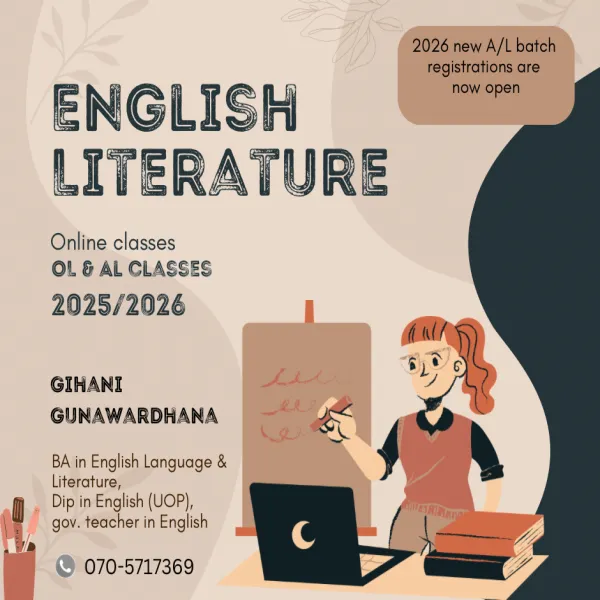 A/L and O/L English Literature