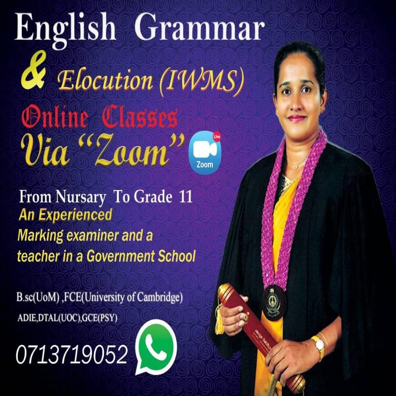 Online English Class  from Nursery to Grade 11