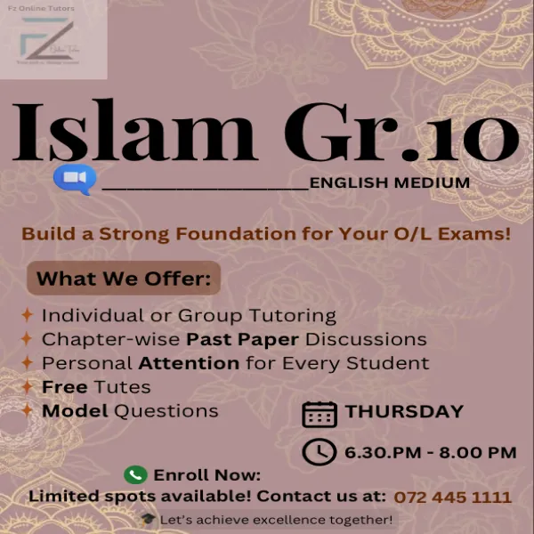 GRADE 10 ISLAM