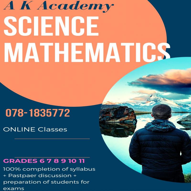 ONLINE Group Classes (Science, Maths - Grade 6-11)