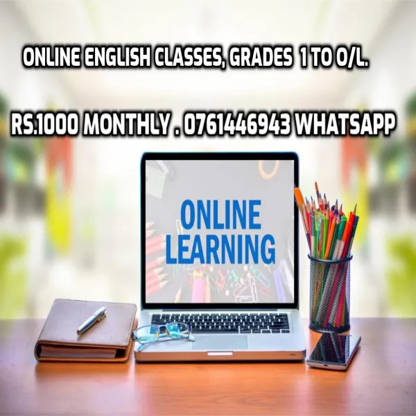 English Online Classes grade 5 to O/L