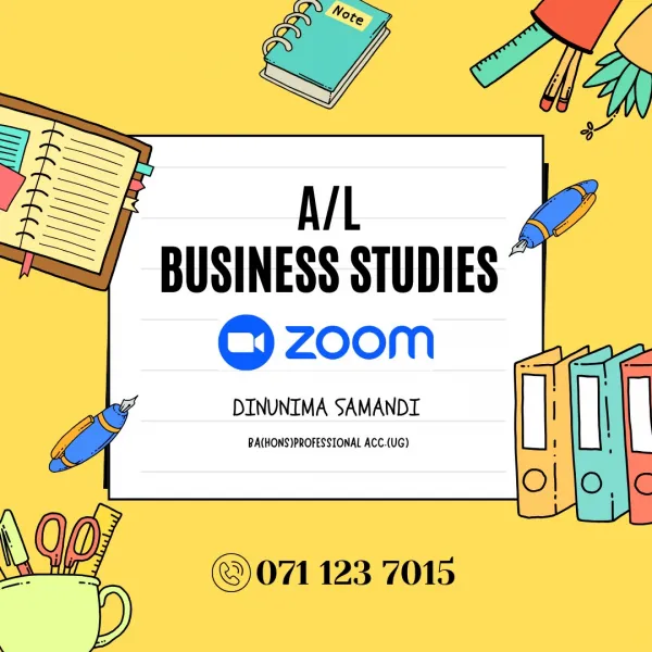 A/L Business Studies for G.C.E. A/L (Local)