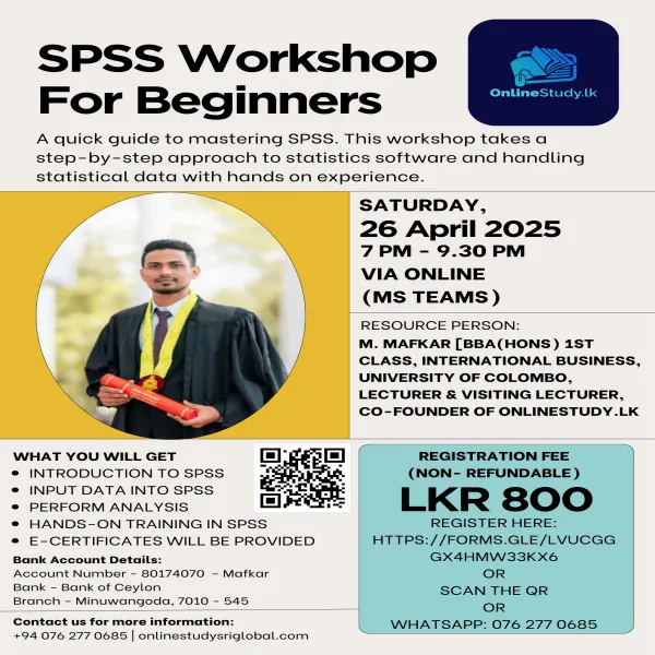 SPSS Workshop For Beginners