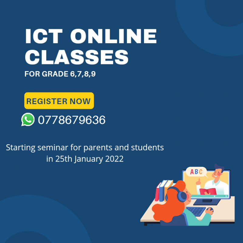 ICT For Grade 6,7,8,9 students