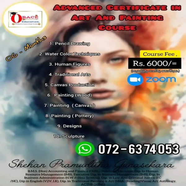 Advanced Certificate In Art And Painting Course