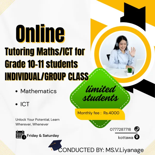 Online ICT Class for O/L students