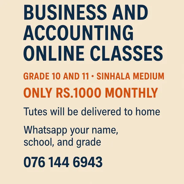 Commarse online classes for grade 10 /11 Only Rs.1000 monthly