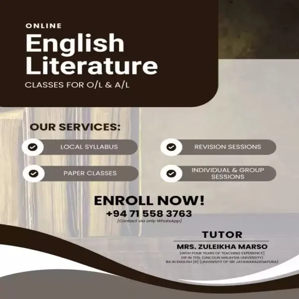 English Literature for O/L and A/L