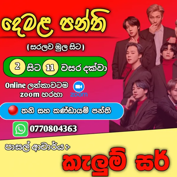 දෙමළ පන්ති