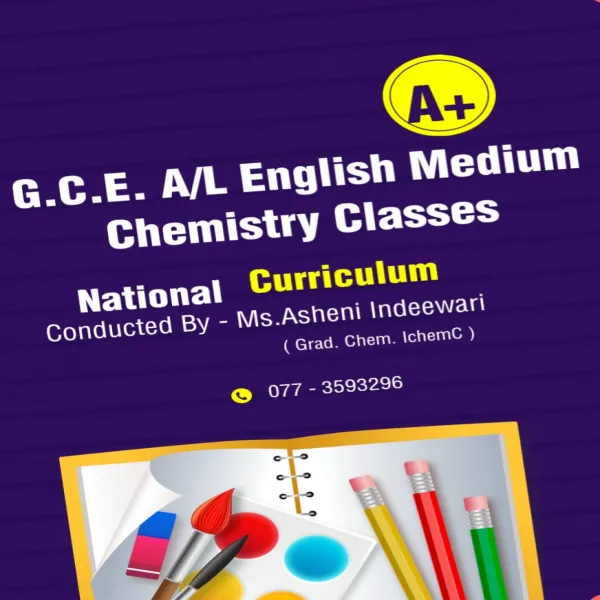 G.C.E. A/L Chemistry English Medium