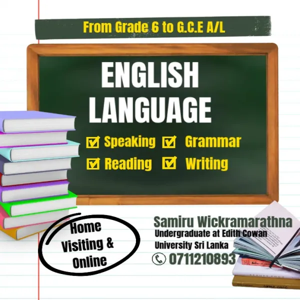 English From Grade 6 To G.C.E. A/L