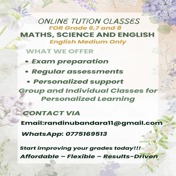 English medium Online Tution Classes