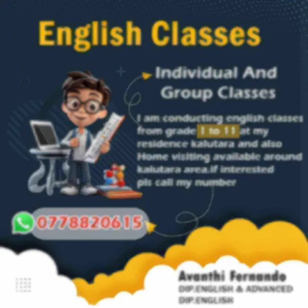 Spoken english classes available