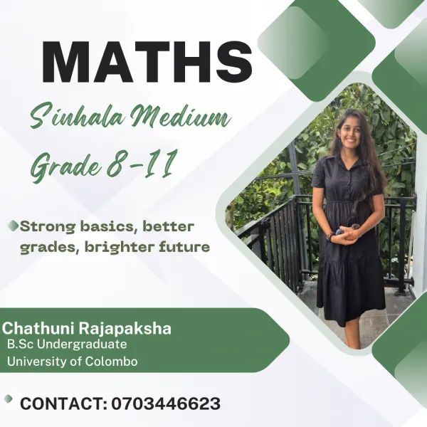 Sinhala Medium Maths Classes for students grade 8-11 for Grade 6 to 11 ...