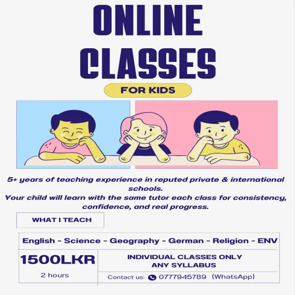 One-on-One Online Tuition – English, Science, German & More